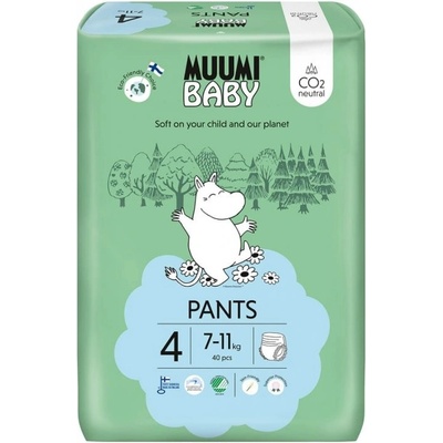 Muumi Baby EKO Pants 4 - 7-11 kg 40 ks