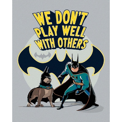 ZUTY Malování podle čísel BATMAN A ACE DC LIGA SUPERMAZLÍČKŮ