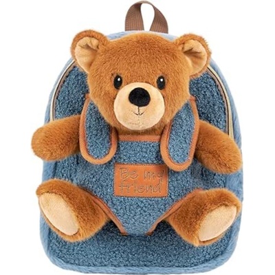 Perletti Toys plyšový s odnímateľnou hračkou Macko 13093