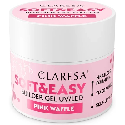 Eranti Claresa Soft Easy stavebný gél pink waffle 45g