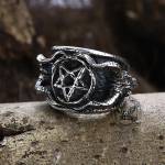 NNM пръстен Baphomet Sigil Occultism- 11207-SI-BXG