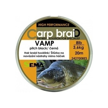 Sema šnúra Vamp čierna 20m 8lb