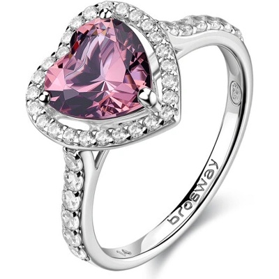 Brosway stříbrný prsten Fancy Tender Pink BWFTP25