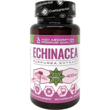Cvetita Herbal Echinacea, 400 mg, 60 капсули, Cvetita Herbal