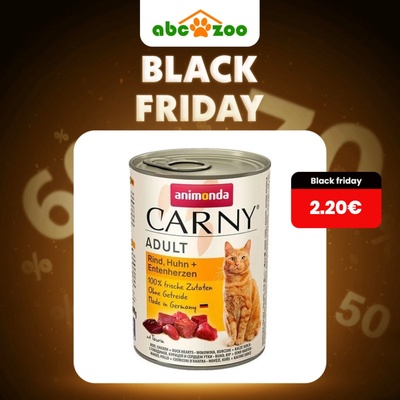 Animonda Carny Adult hovädzie,kura a kačacie srdiečka 400 g