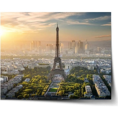 Sablio Plagát Paríž Eiffelova veža Skyline - 90x60 cm