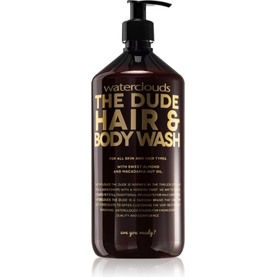 Waterclouds The Dude Hair & Body Wash душ гел и шампоан 2 в 1 1000ml