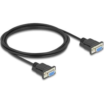 Delock D-Sub9, Сериен кабел RS-232, от майка към майка, 2 m