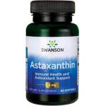 Swanson Astaxanthin, 4 mg, 60 меки капсули, Swanson (SWU730)