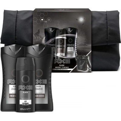Axe Black sprchový gél 250 ml + deospray 150 ml + osuška darčeková sada