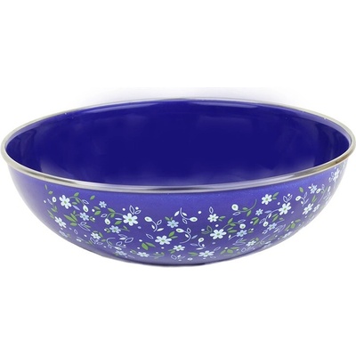 Belis Smaltovaná miska veľká ROMANCE modrá 26 cm 2,5 l