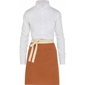 SG Accessories Bistro Ex JASSZ Bistro Kontrastní Bistro zástěra Santorini s předními kapsami Oranžová