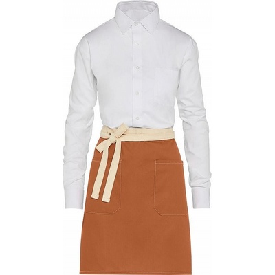 SG Accessories Bistro Ex JASSZ Bistro Kontrastní Bistro zástěra Santorini s předními kapsami Oranžová