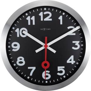 NeXtime Стенен часовник Station арабски цифри 35 см (3999ARZW)