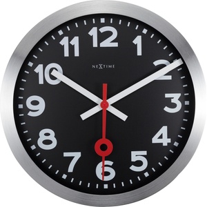 NeXtime Стенен часовник Station арабски цифри 35 см (3999ARZW)