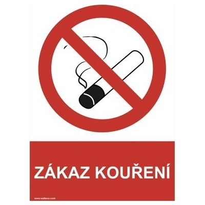 "Zákaz kouření" - 297x210 mm