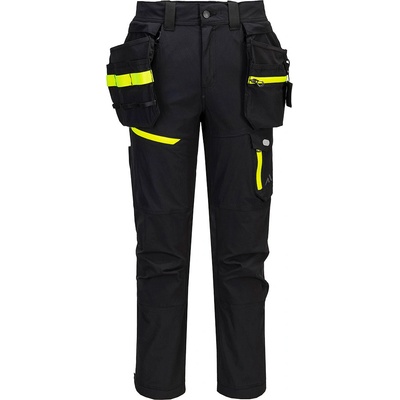 Portwest ev4 ev446 / Мъжки леки панталони с подвижни джобове - Черни uk 28/eu 44 (ev446bks28)
