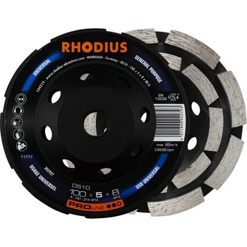 Rhodius Diamantový brusný hrnec 100 x 5,0 x 8,0 x M14 mm DS10 302927