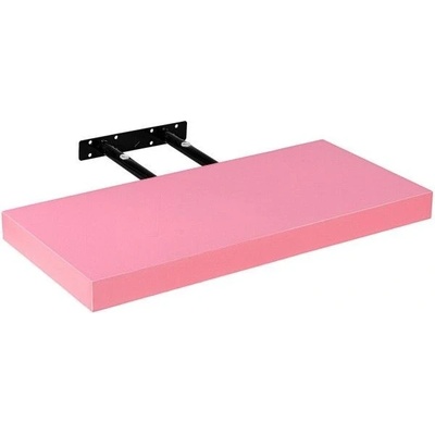 Stilista nástěnná police Volato, 80 cm, růžová