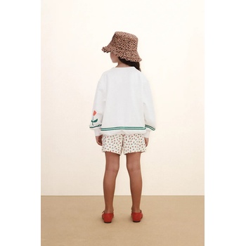 Tinycottons Детски памучен суичър Tinycottons RED ROSES GRAPHIC SWEATSHIRT (SS26.168)