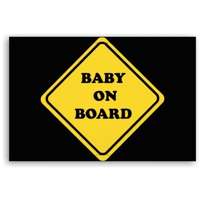 Fotoobraz 60x40 cm malý Baby on board