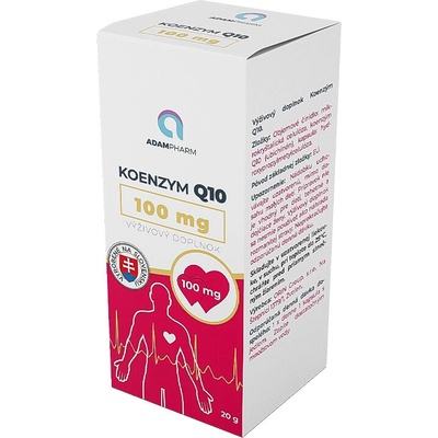 Adampharm Koenzym Q10 100 Mg 60 ks