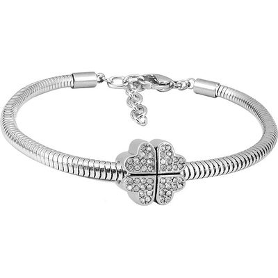Linda's Jewelry náramok Štvorlístok chirurgická oceľ INR084