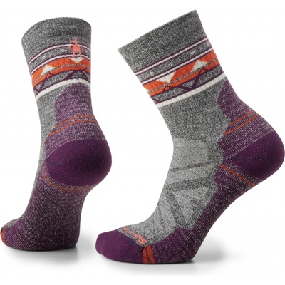 Smartwool ponožky W HIKE LC ZIG ZAG VALLEY MID CREW Lady