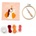Clairefontaine Punch Needle Unicorn Set D: 13 cm