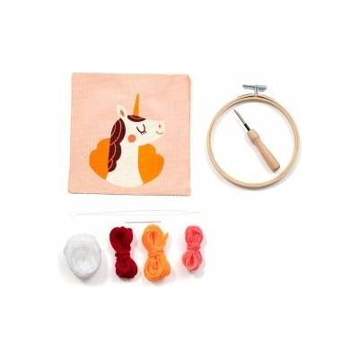 Clairefontaine Punch Needle Unicorn Set D: 13 cm
