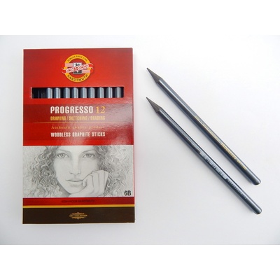 Koh-i-Noor Progresso tužka grafitová v laku 8911 6B – Zboží Dáma Koh-i-Noor Progresso tužka grafitová v laku 8911 6B – Zboží Dáma
