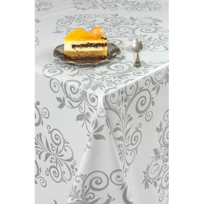 Impol Trade Obrusy PVC 3673442 zámocký sivý návin 20 mx140cm