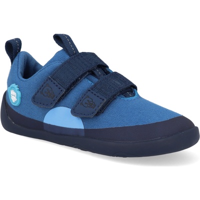 Affenzahn Barefoot tenisky Cotton Sneaker Bear Blue