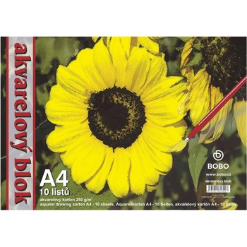 BOBO Watercolour Pad Скицник 10 A4 250 g (18007)
