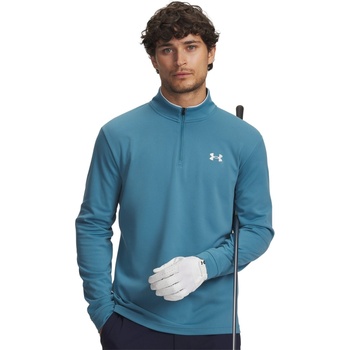 Under Armour Men's 1/4 Zip Fleece - Boun Blue/White