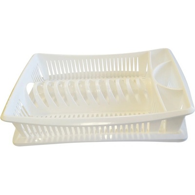 Odkapávač LUX úzký plast bílý 39,5x28x8,5 cm