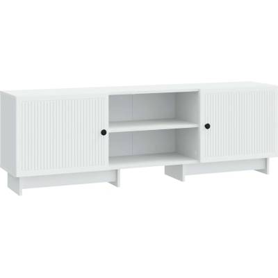 vidaXL ТВ шкаф Бял 150 x 31 x 50 см Инженерен дървен материал (893995)