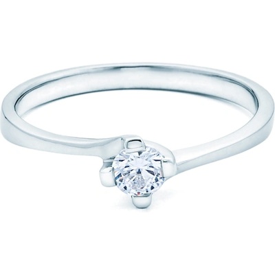 SAVICKI Годежен пръстен Solitaire: бяло злато. диамант