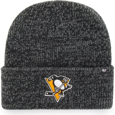 47 Brand Pittsburgh Penguins pletená zimná čiapka sivá