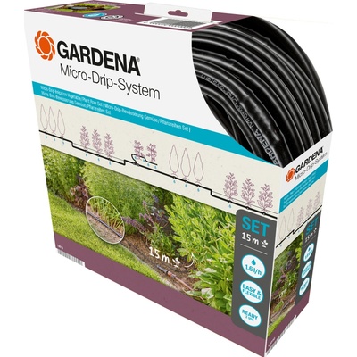 Gardena Štartovacia súprava Micro-Drip-System pre hriadky a riadky 15 m