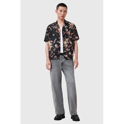 AllSaints Риза с лен AllSaints ARMADA (M002SD)
