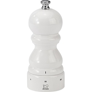 Peugeot Мелничка за черен пипер бяло лакирано буково дърво 12 cm PARIS uSelect Peugeot (PG27780)