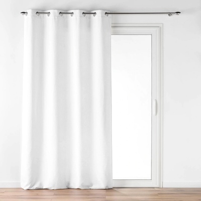 Douceur d'intérieur Sametový závěs, VERRA, 140 x 260 cm, bílý bílá