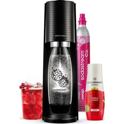 SODASTREAM Terra Black Malina Zero Mpack