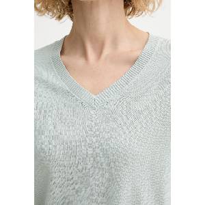 Calvin Klein пуловер с къси ръкави дамски от вискоза (LV044F323G)