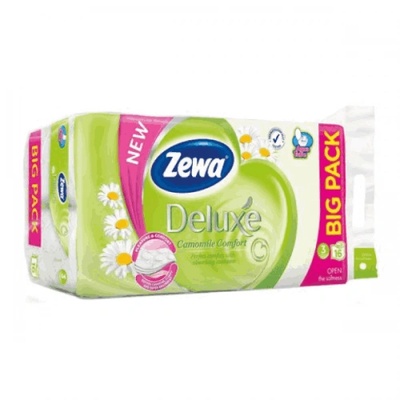 Zewa Тоалeтна хартия Zewa Делукс camomile Comfort 16бр