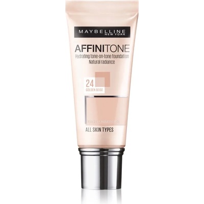 Maybelline new york Affinitone хидратиращ фон дьо тен цвят 24 Golden Beige 30ml