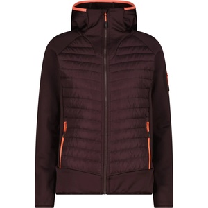 CMP Дамско синтетично яке CMP Women's Jacket Hybrid Fix Hood 36E1326 Synthetic jacket - Black Berry - размер 44 (EU) (104-6679-0116)