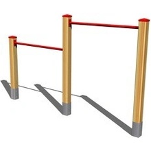 Playground System Dvojhrazda výška pádu 1,5 m