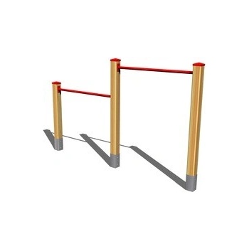 Playground System Dvojhrazda výška pádu 1,5 m